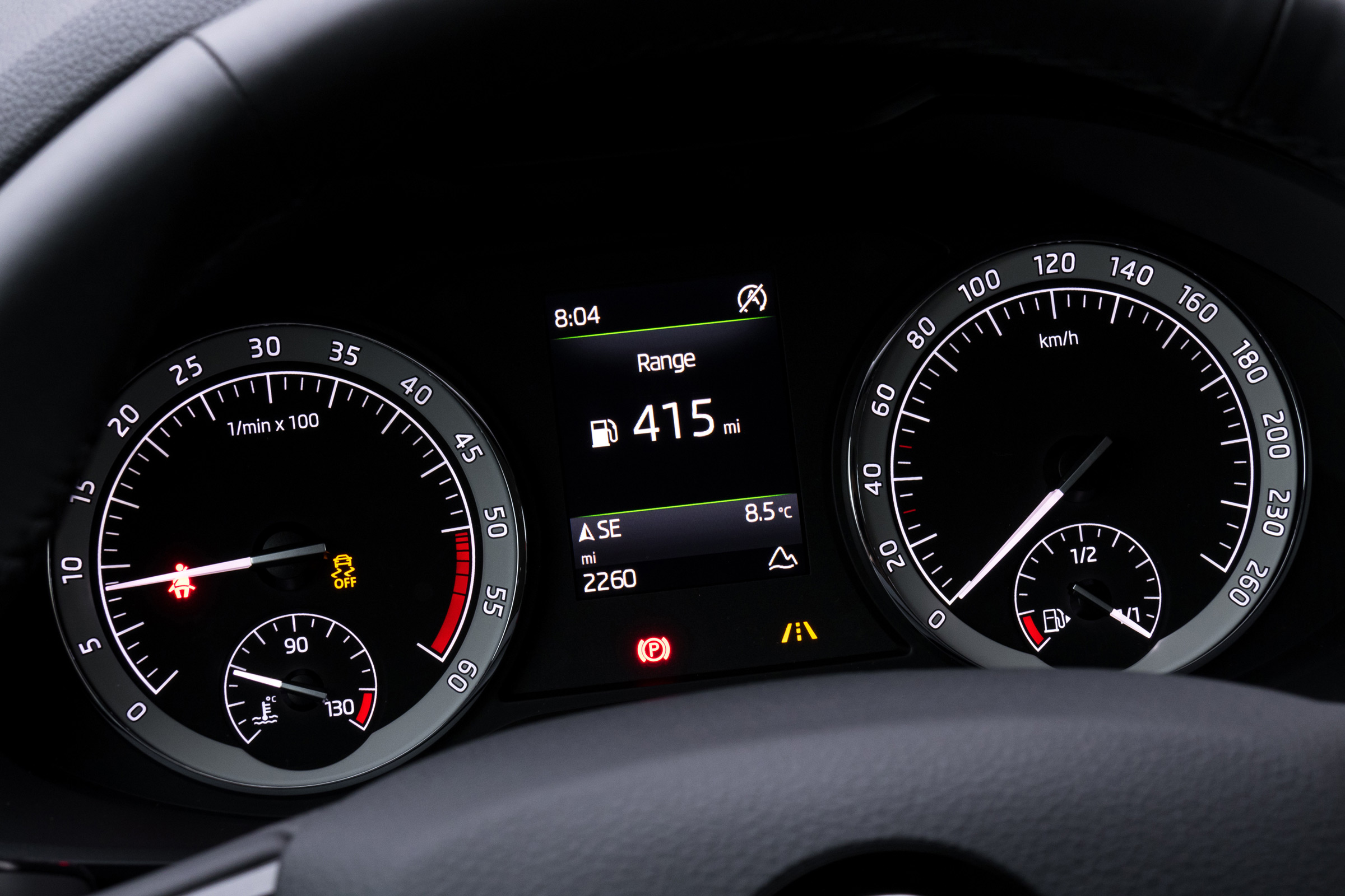 Skoda Kodiaq SUV - instruments