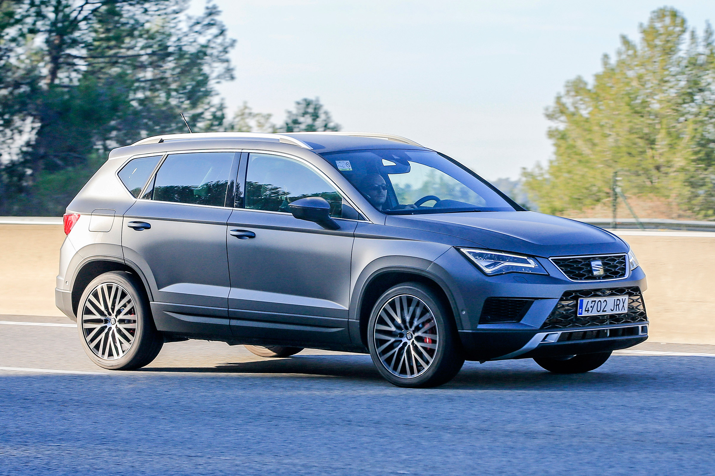 SEAT Ateca Cupra on road