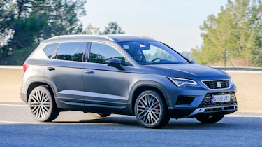SEAT Ateca Cupra on road