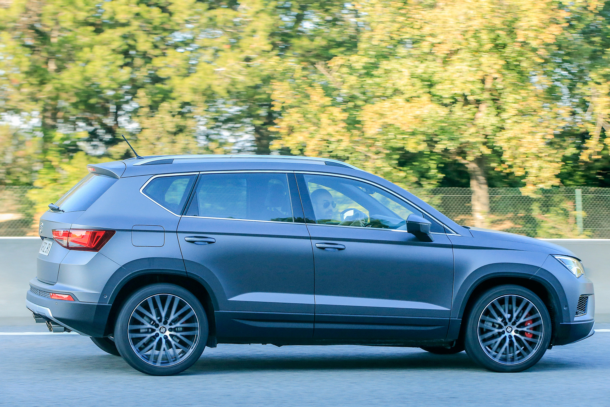 SEAT Ateca Cupra on road
