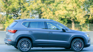 SEAT Ateca Cupra on road