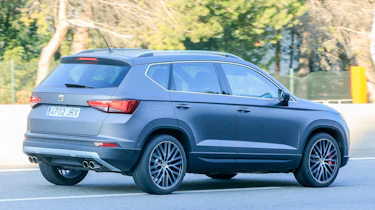 SEAT Ateca Cupra on road