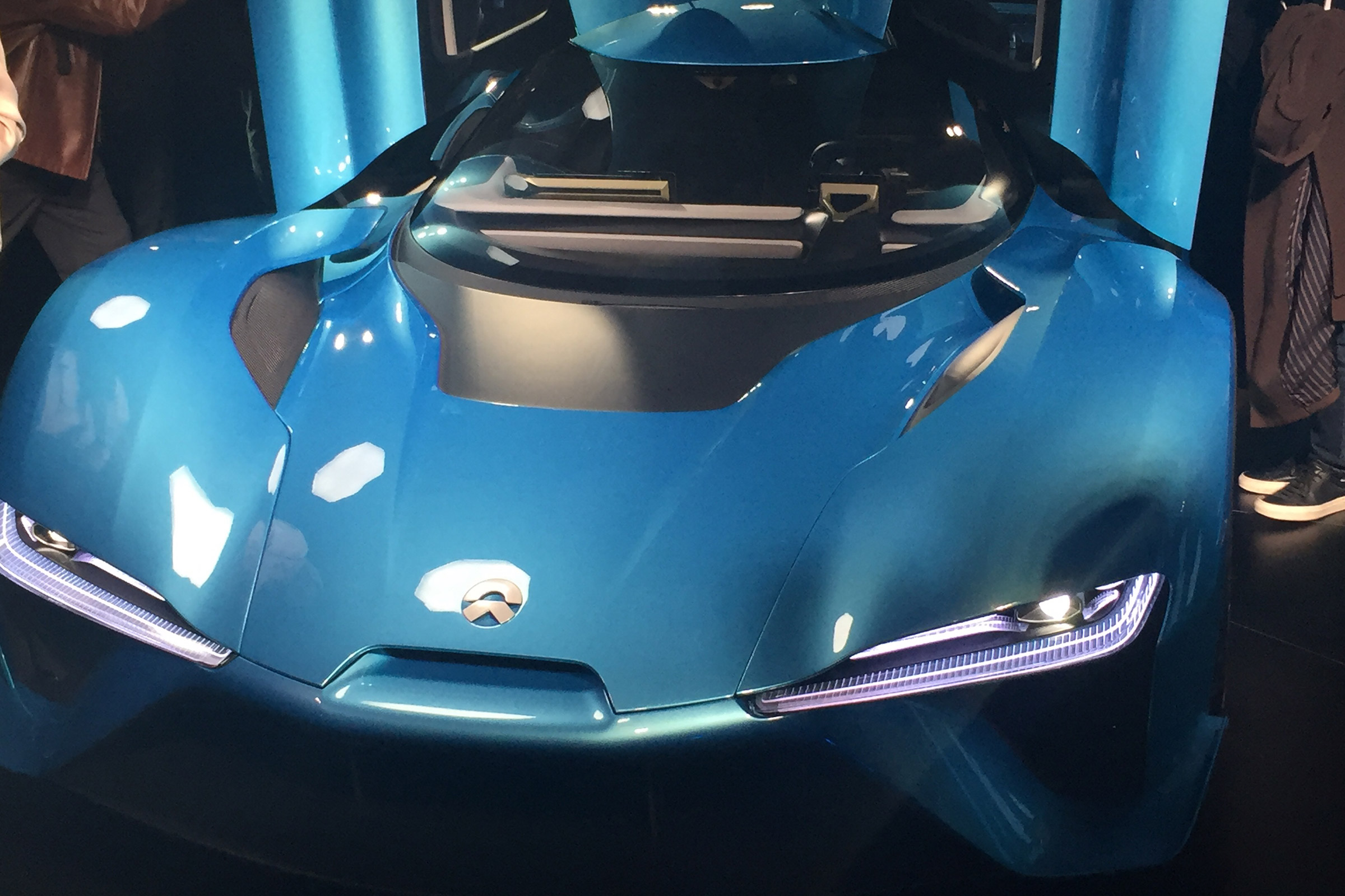 NextEV NIO EP9 electric hypercar - full front reveal
