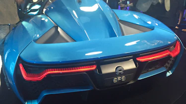 NextEV NIO EP9 electric hypercar - full rear reveal