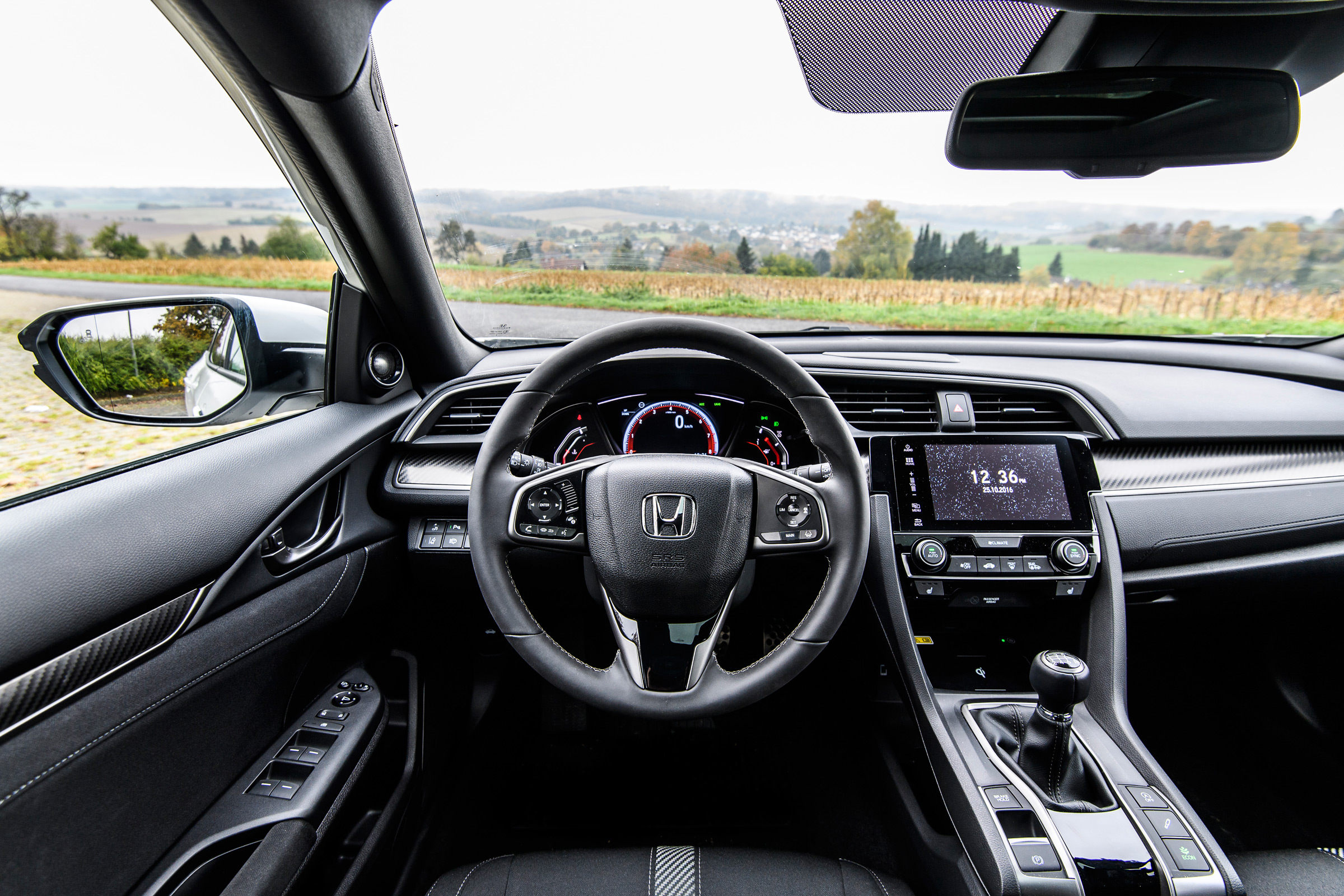 Honda Civic 2016 prototype - interior