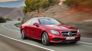 Mercedes E-Class Coupe - front tracking