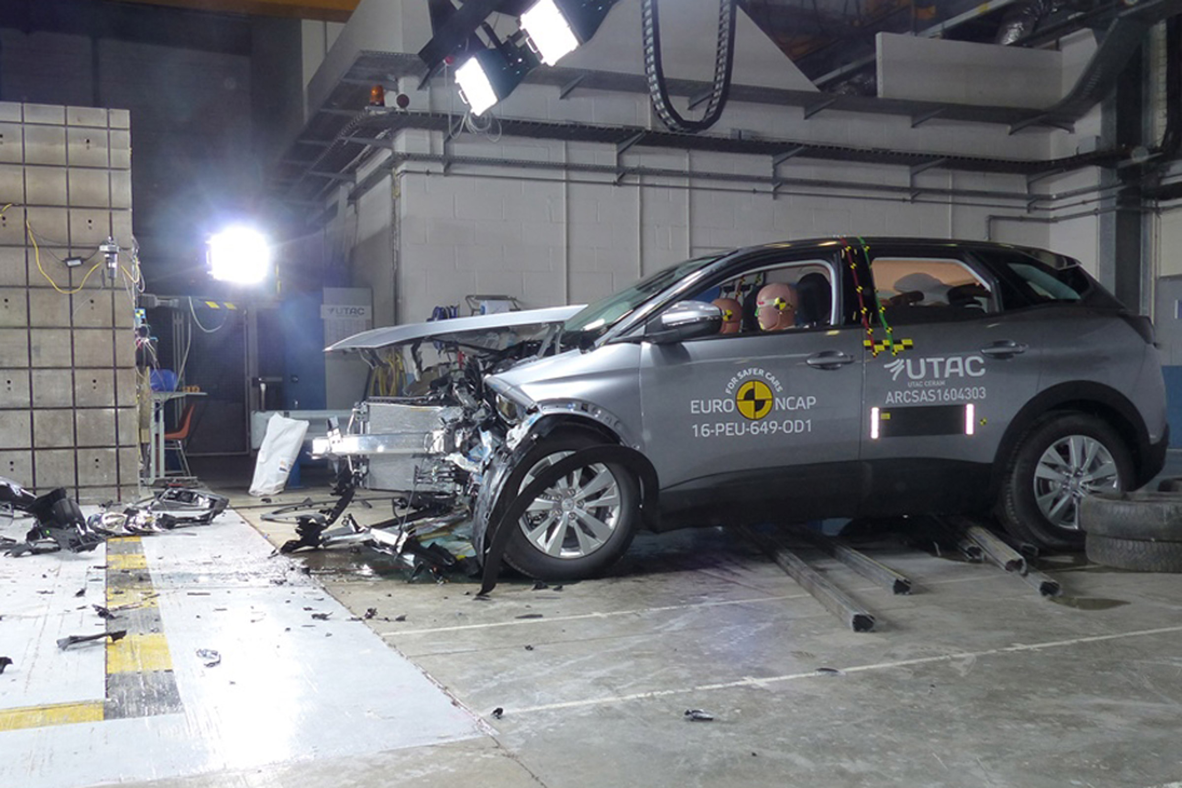 Peugeot 3008 safety NCAP test