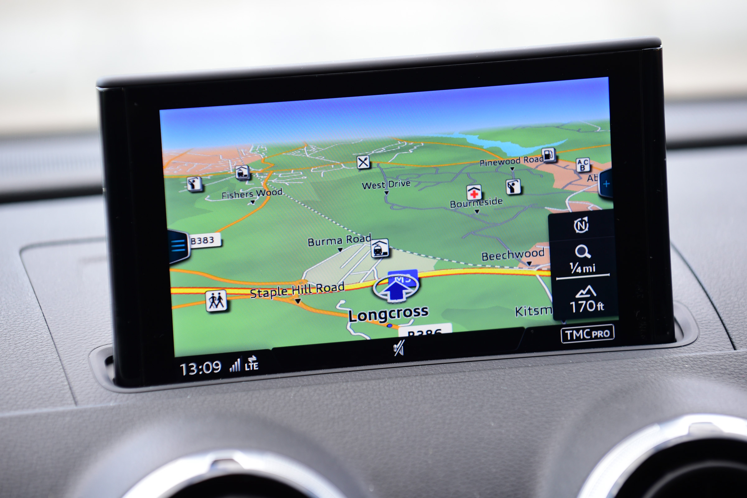 Audi A3 e-tron - sat-nav