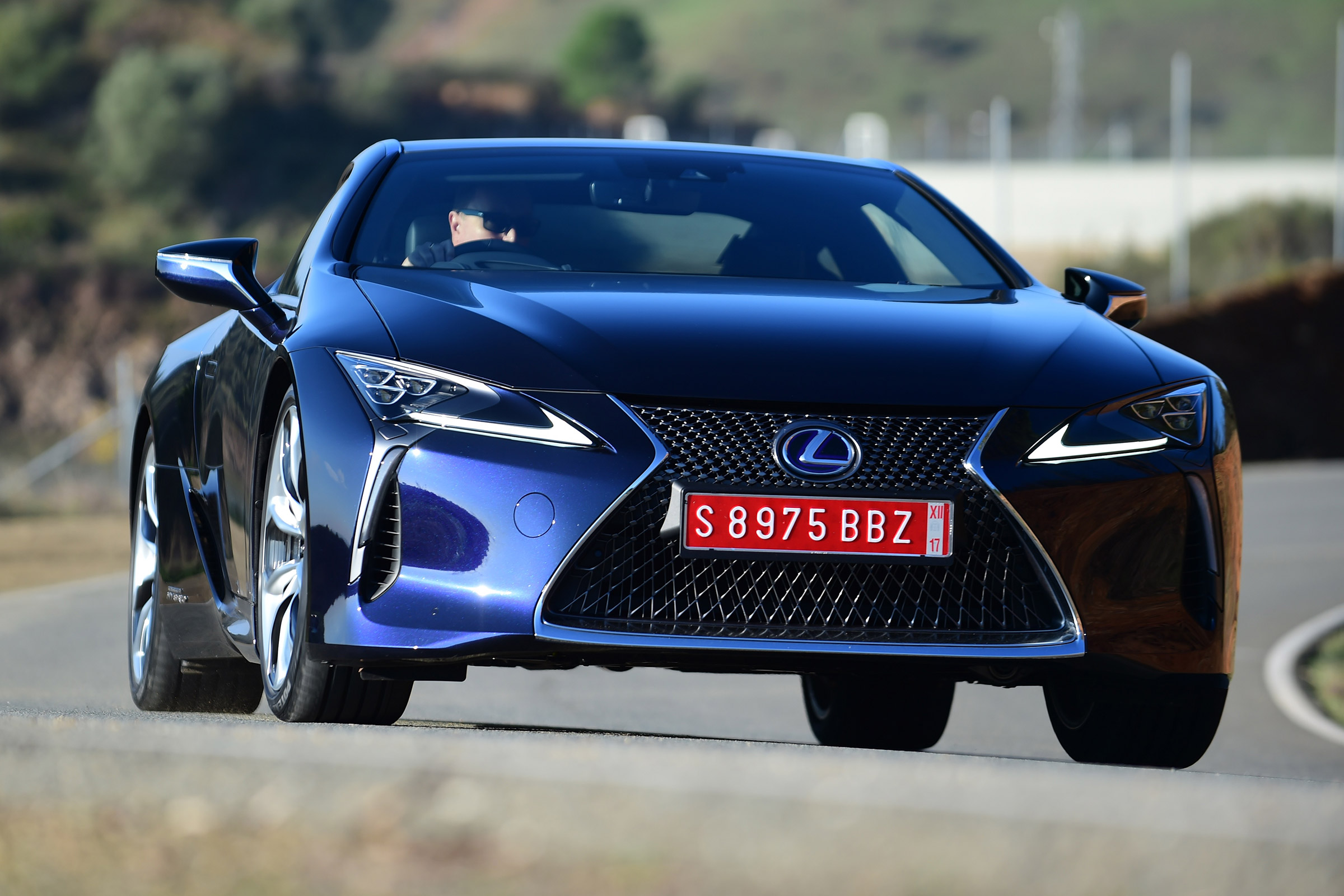 Lexus LC 500h - front cornering