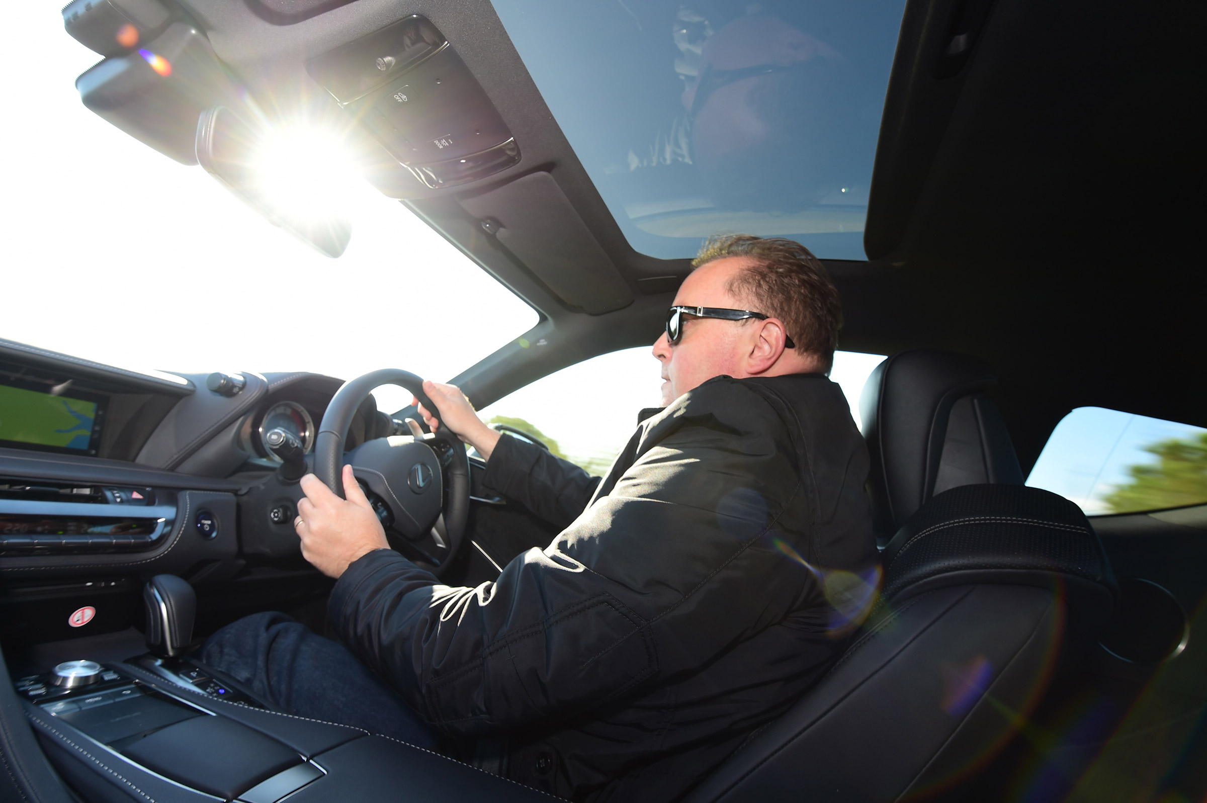 Lexus LC 500h - Steve Fowler driving