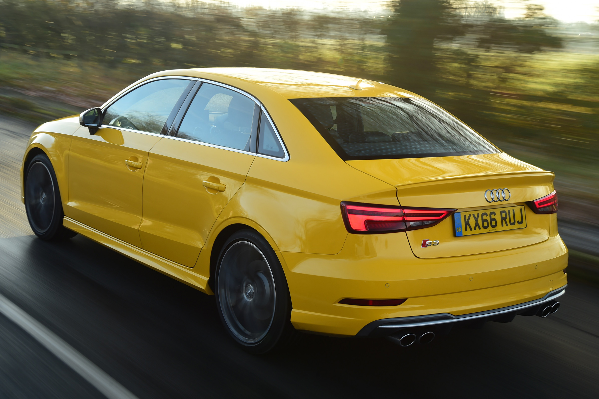 Audi S3 Saloon 2017 - rear tracking