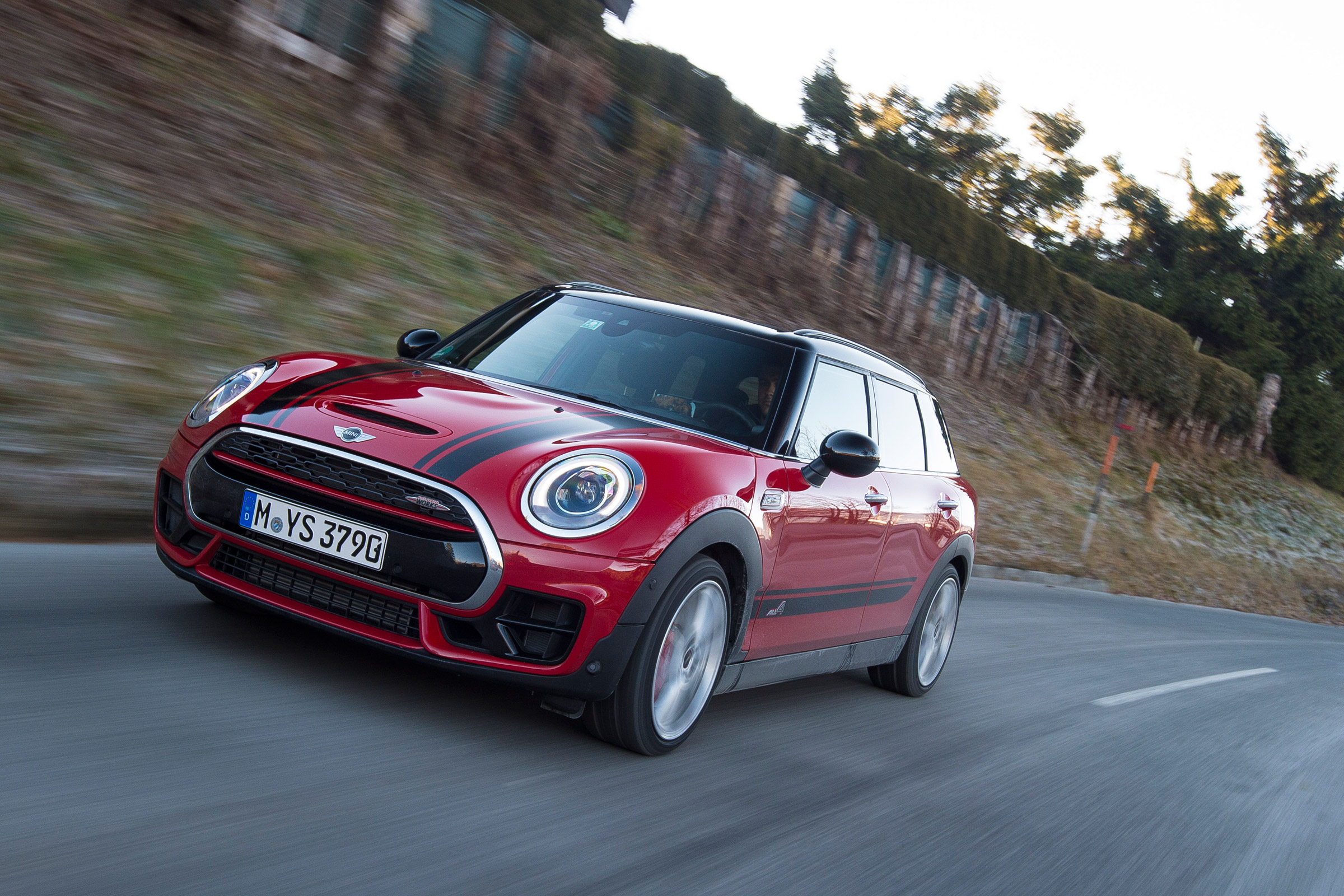 New MINI Clubman JCW 2017 front tracking