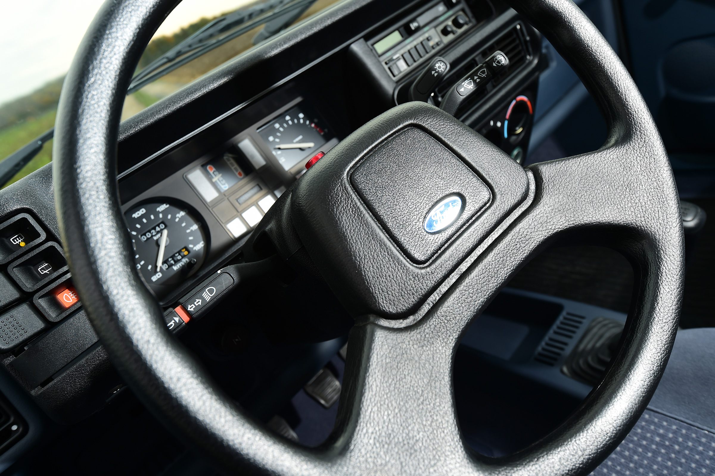 Ford Fiesta Mk2 - steering wheel