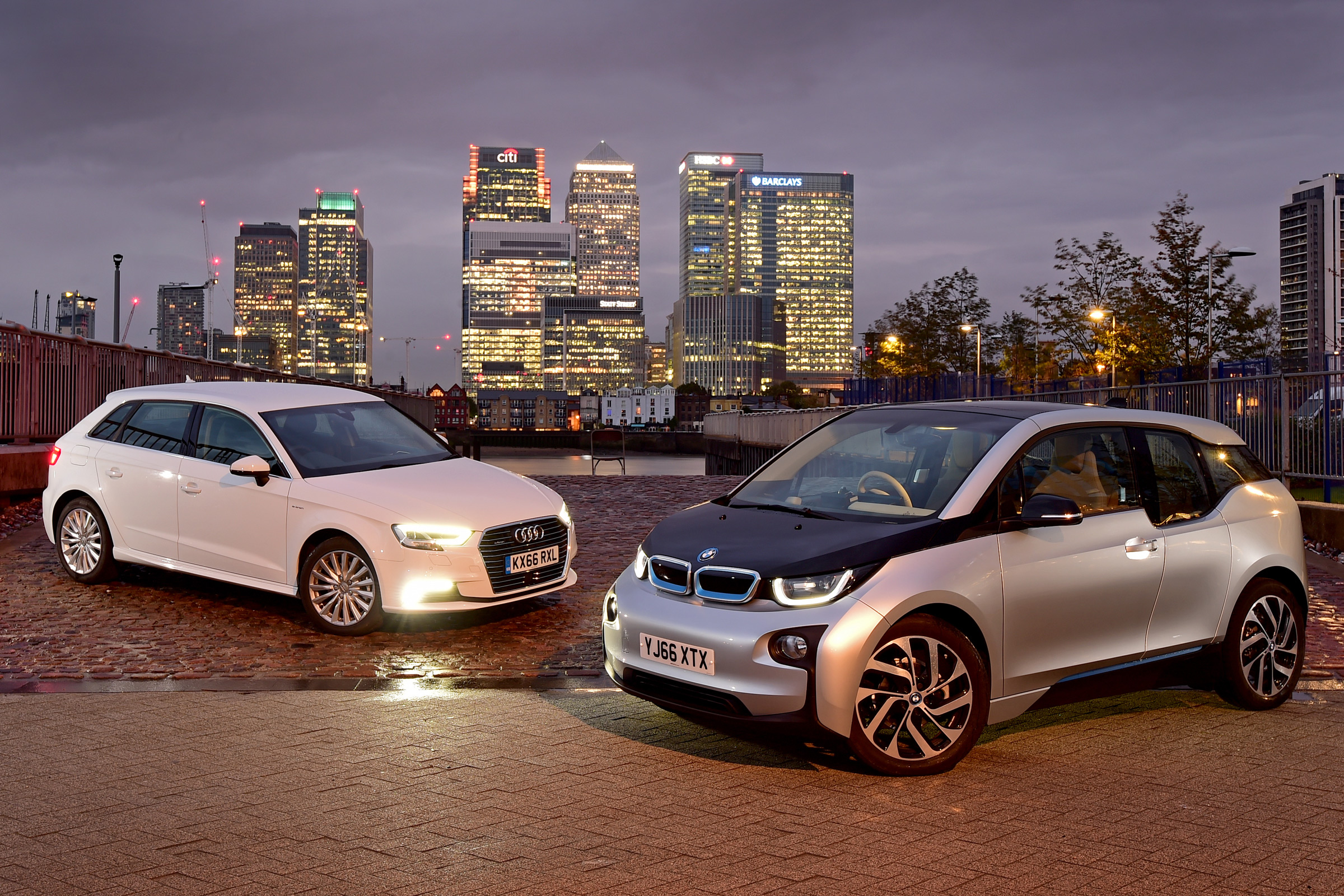 BMW i3 vs Audi A3 e-tron - header