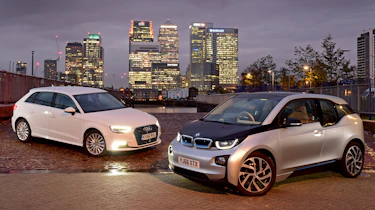 BMW i3 vs Audi A3 e-tron - header
