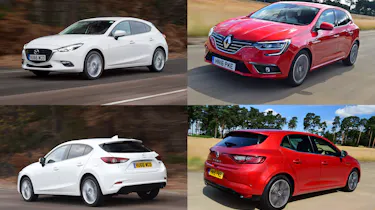 Mazda 3 vs Renault Megane - header