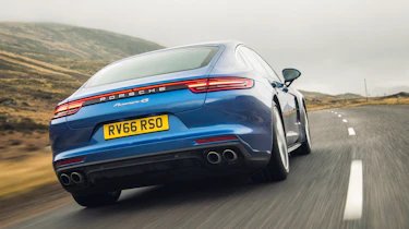 Porsche Panamera 4S diesel - rear tracking