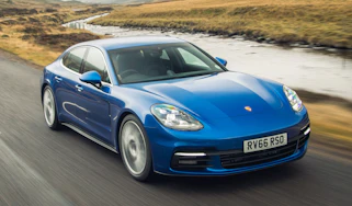 Porsche Panamera 4S diesel - front tracking