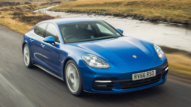 Porsche Panamera 4S diesel - front tracking