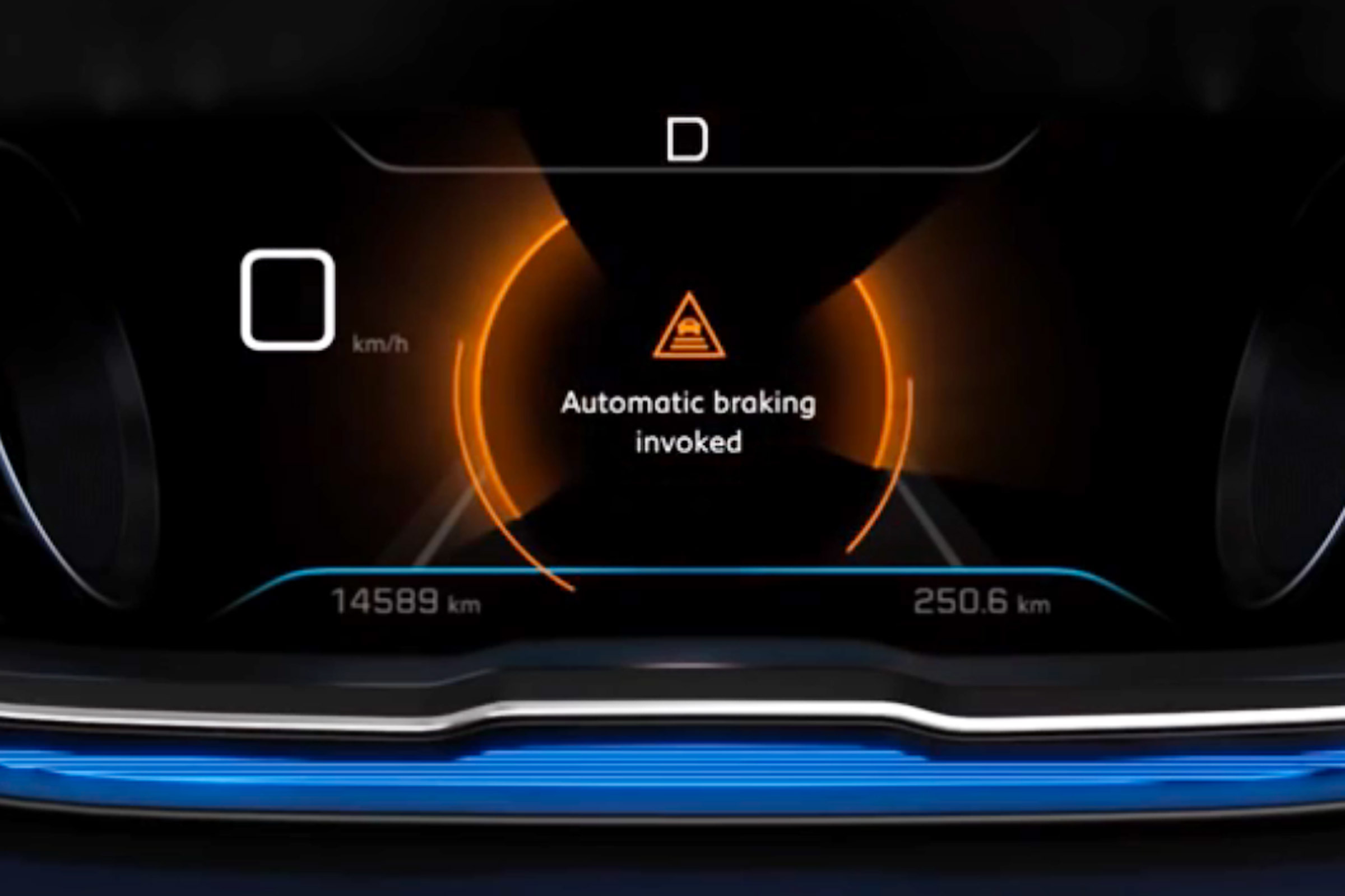 Peugeot 3008 dash display