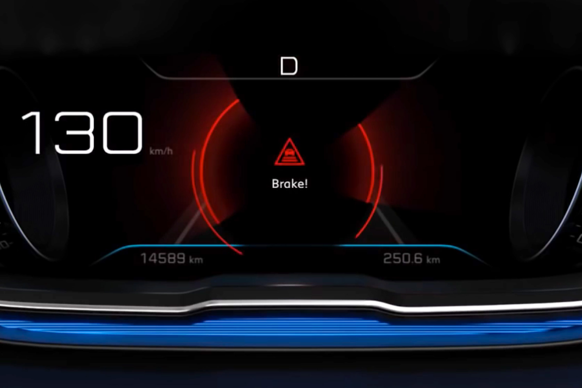 Peugeot 3008 dash display