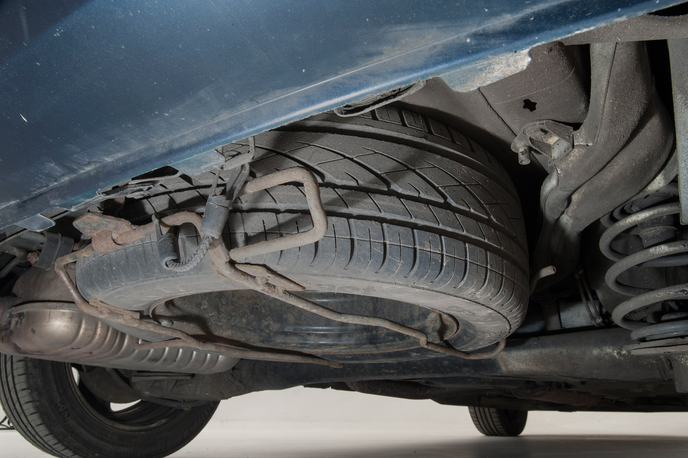 Used Vauxhall Zafira - spare wheel