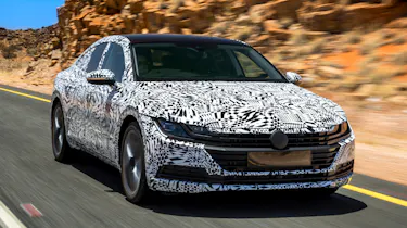 Volkswagen Arteon prototype - front tracking