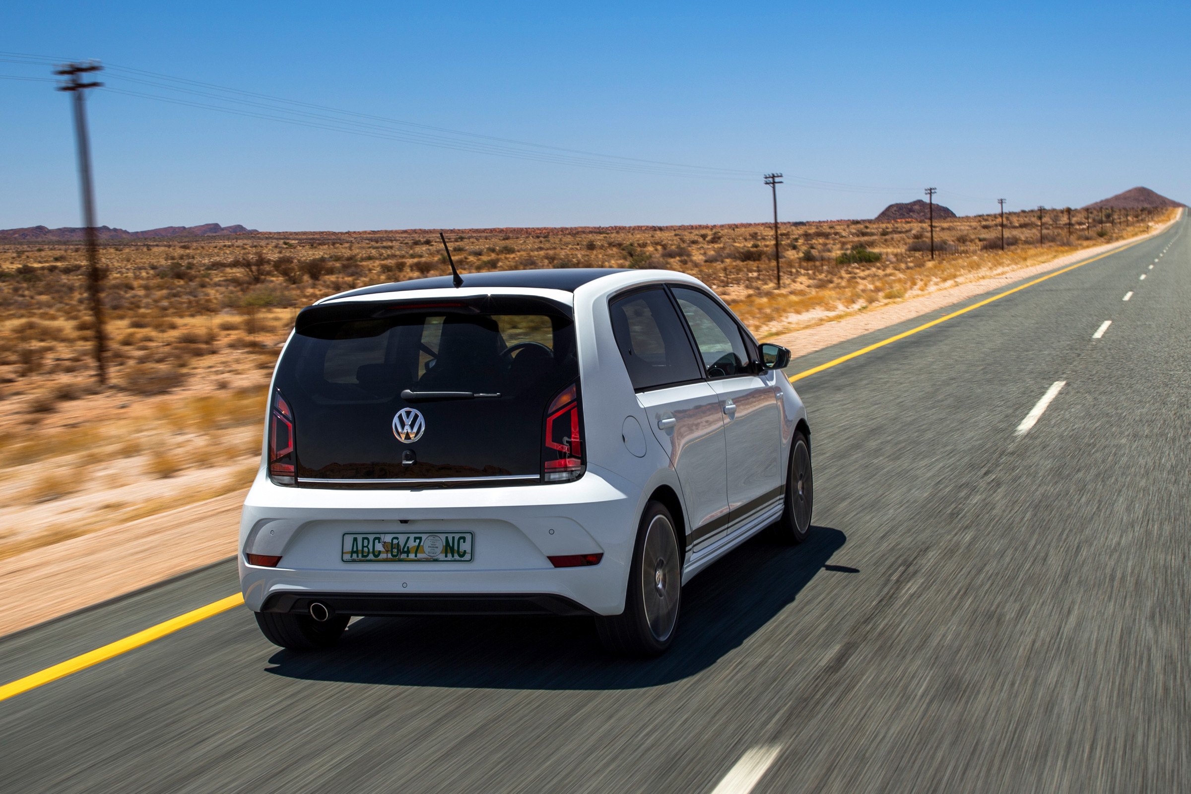Volkswagen up! GTI prototype - rear tracking