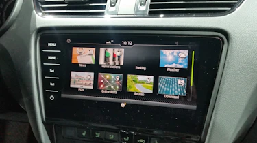 Skoda Octaviq vRS 2017 dash
