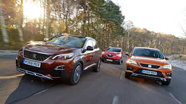 Peugeot 3008 vs SEAT Ateca vs Renault Kadjar - header