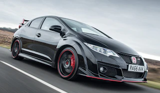 Honda Civic Type R Black Edition close