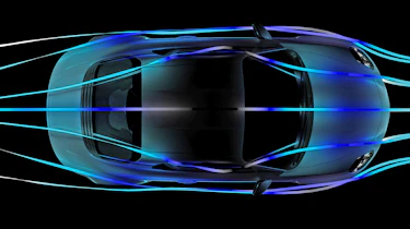 renault alpine aero teaser overhead