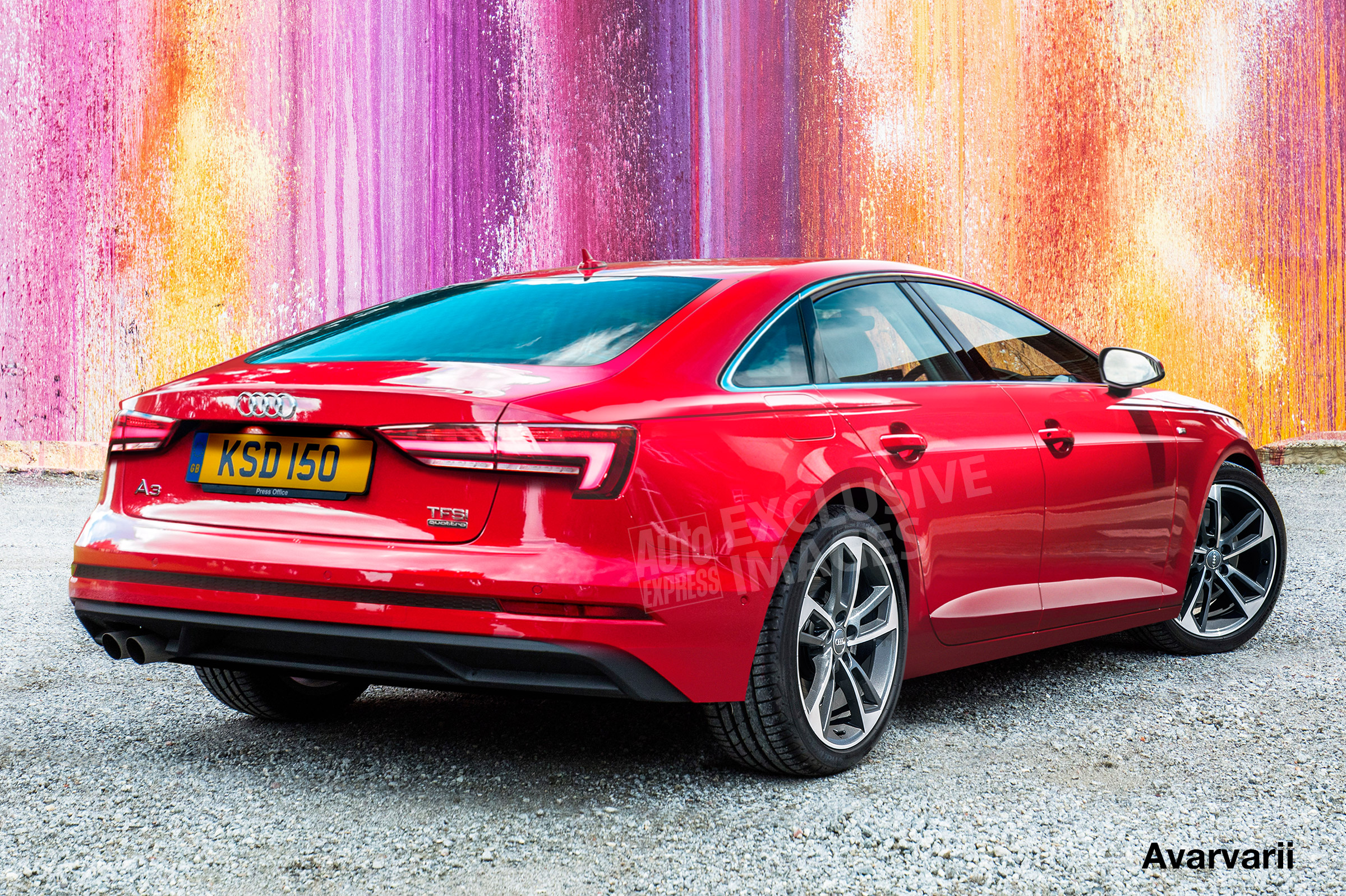 Audi A3 Coupe - rear (watermarked)