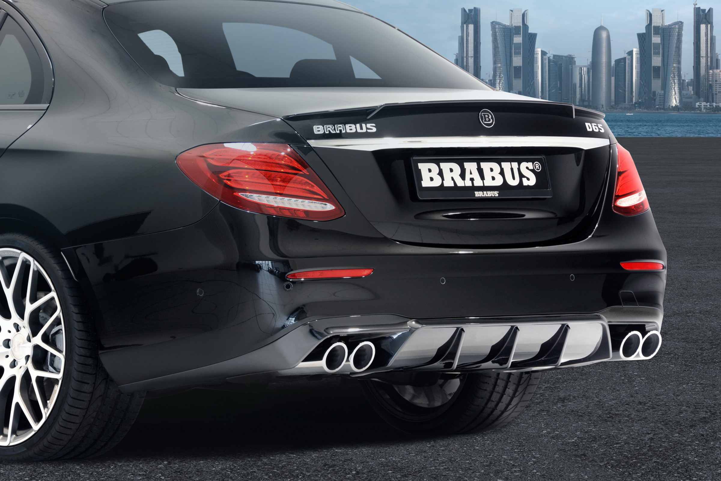 Mercedes E-Class Brabus 2017 - rear detail