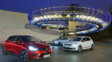 Renault Clio vsSkoda Fabia vs VW polo
