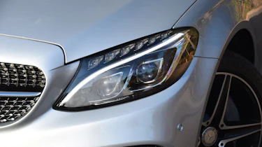 Mercedes C-Class Coupe - front light detail