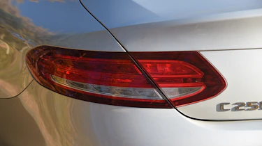 Mercedes C-Class Coupe - rear light detail