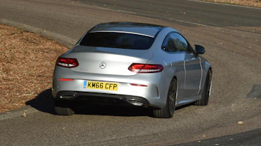 Mercedes C-Class Coupe - rear cornering