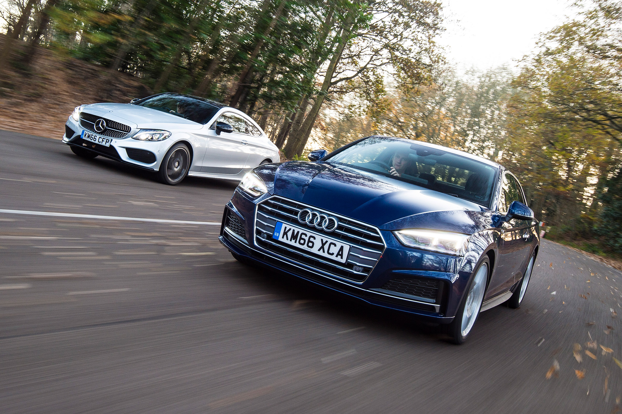 Audi A5 vs Mercedes C- Class Coupe - head-to-head
