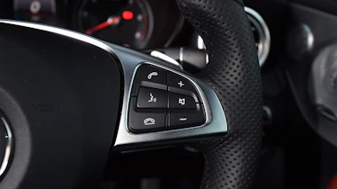 Mercedes C-Class Coupe - steering wheel detail