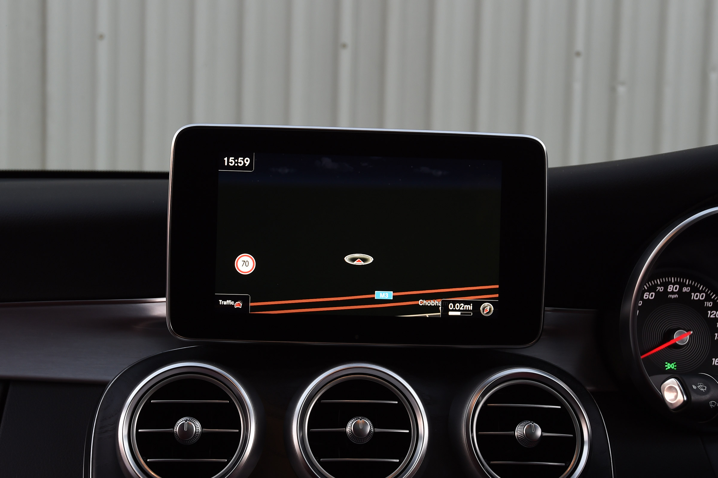 Mercedes C-Class Coupe - sat-nav