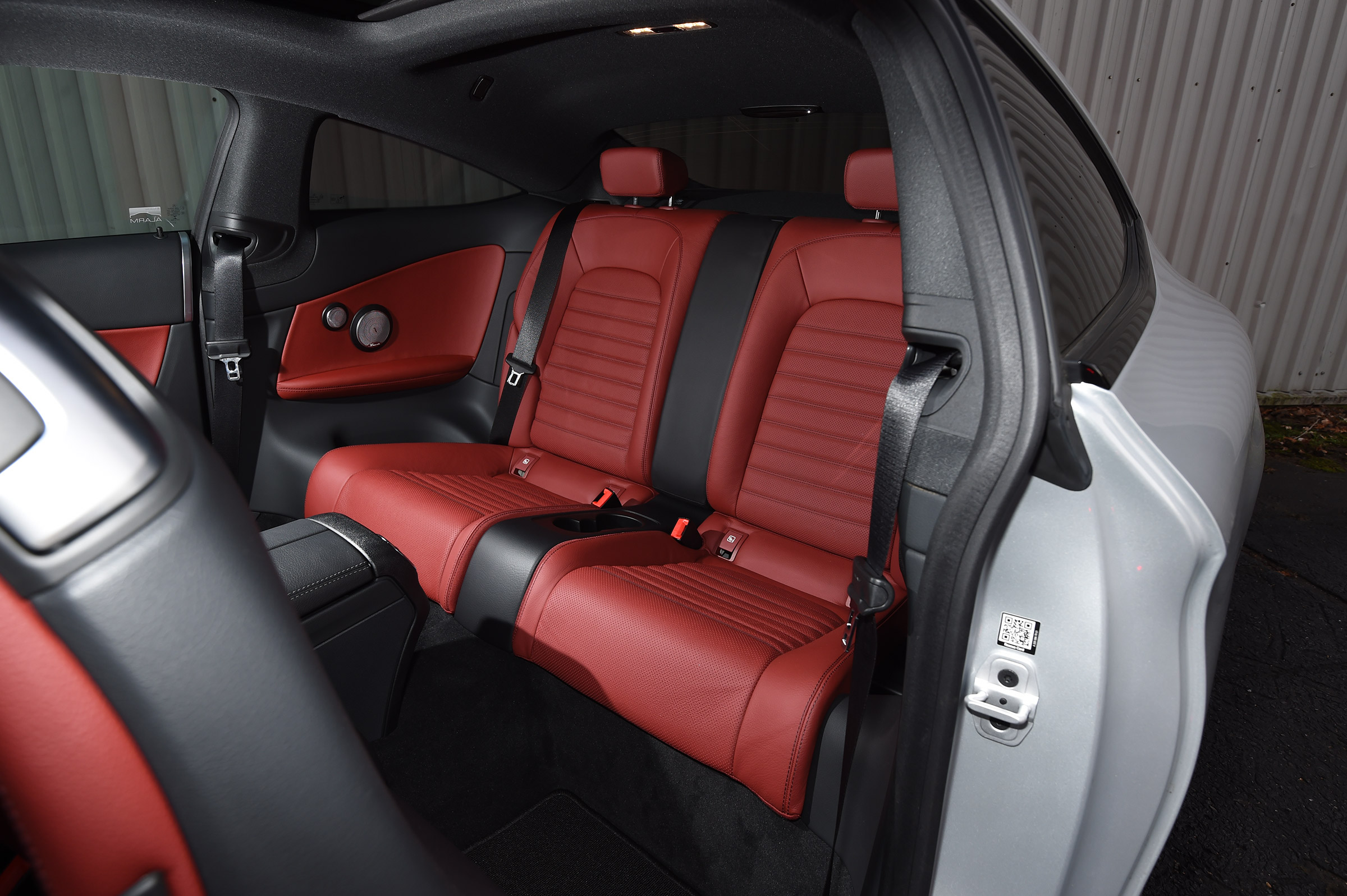 Mercedes C-Class Coupe - rear seats