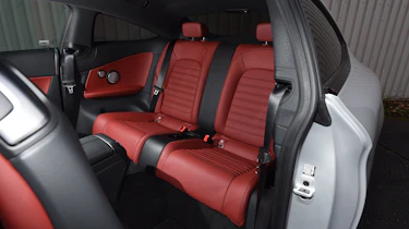 Mercedes C-Class Coupe - rear seats