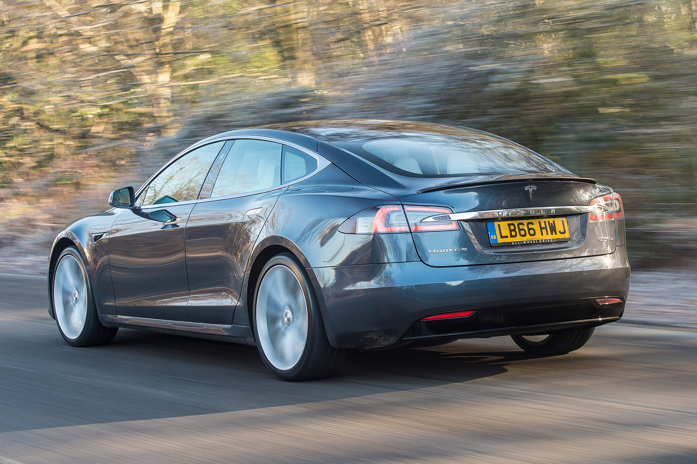 Tesla Model S P100D - rear