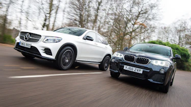 Mercedes GLC Coupe vs BMW X4 - header