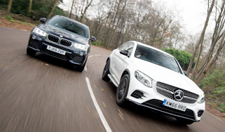 Mercedes GLC Coupe vs BMW X4 - head-to-head