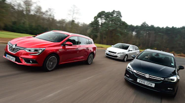 Renault Megane ST vs Vauxhall Astra ST vs Peugeot 308 SW - head-to-head