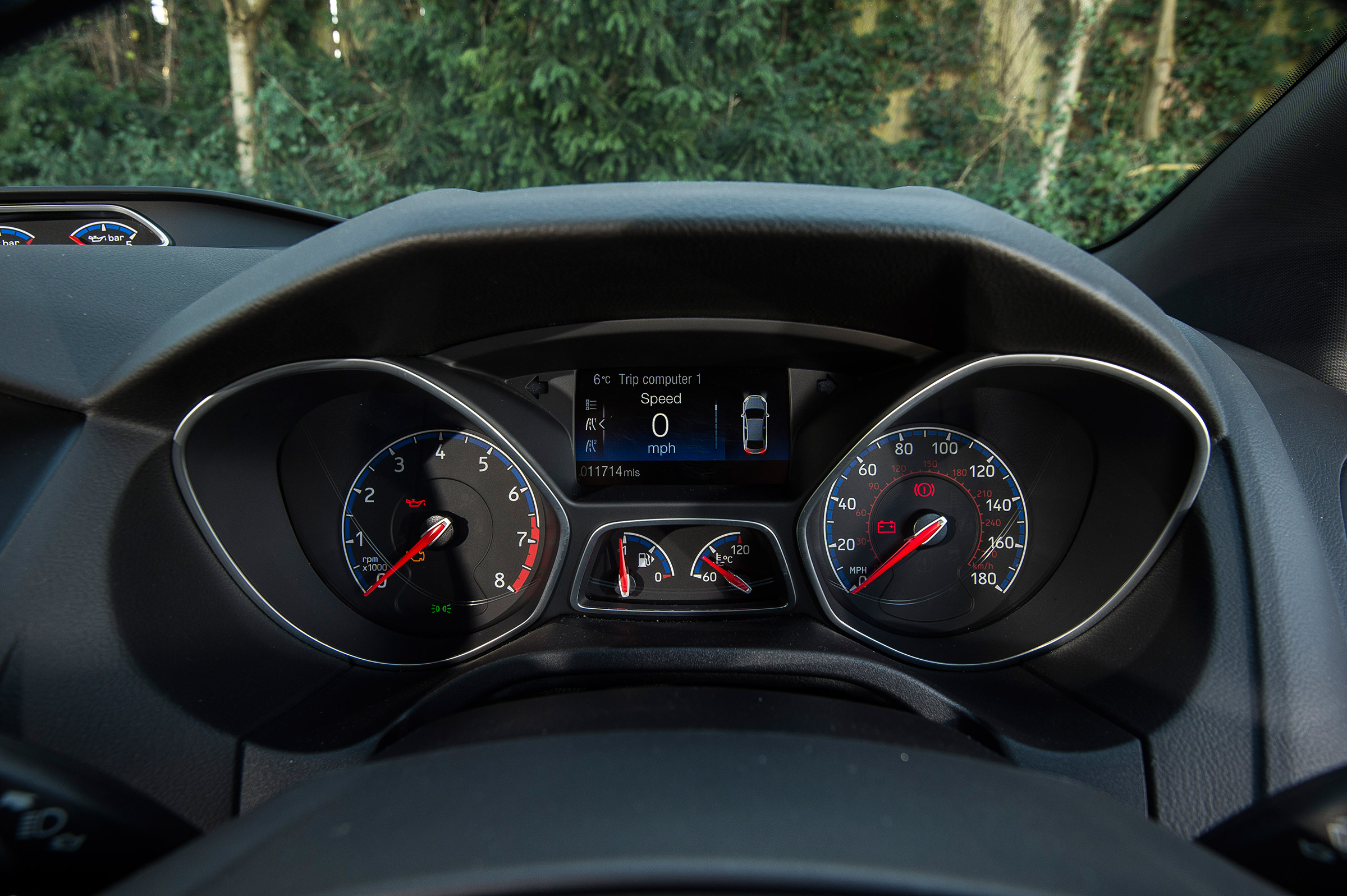 Ford Focus RS Mountune - dials