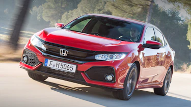 Honda Civic 2017 red - front tracking