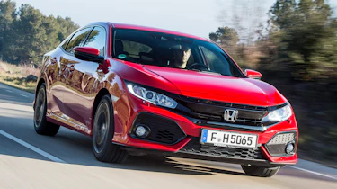 Honda Civic 2017 red - front tracking 2